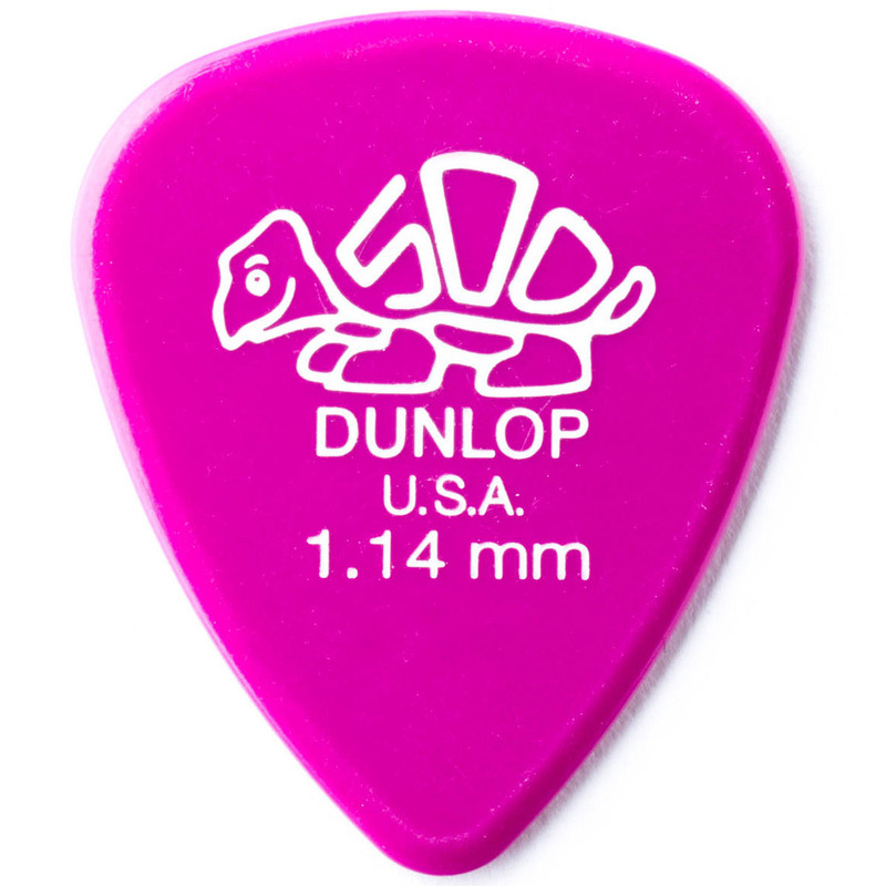 Медіатори Dunlop 41P1.14 Delrin 500 Standard Plectrum Player's Pack 1.14 mm (12 шт.)