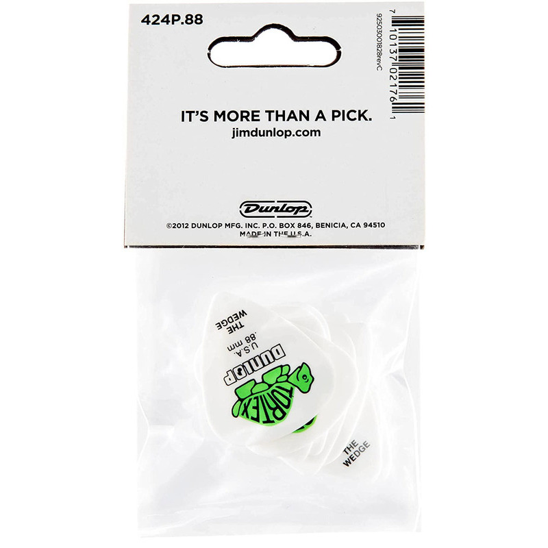 Медіатори Dunlop 424P.88 Tortex Wedge Player's Pack 0.88 mm (12 шт.)