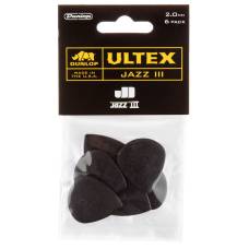 Медиаторы Dunlop 427P2.0 Ultex Jazz III Player's Pack 2.0 mm (6 шт.)