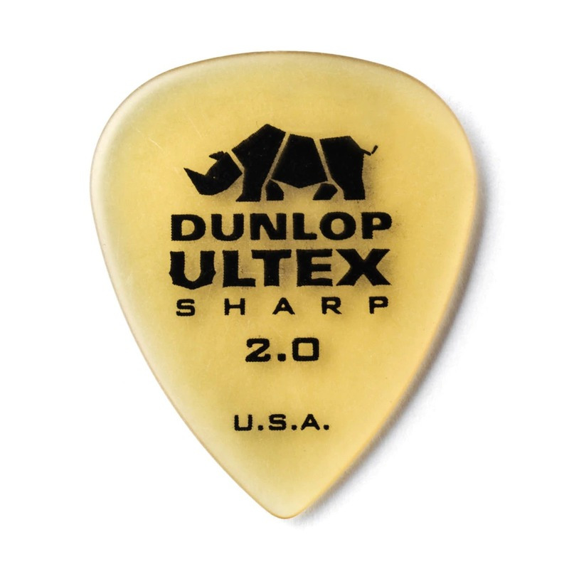 Медіатори Dunlop 433P2.0 Ultex Sharp Player's Pack 2.0 mm (6 шт.)