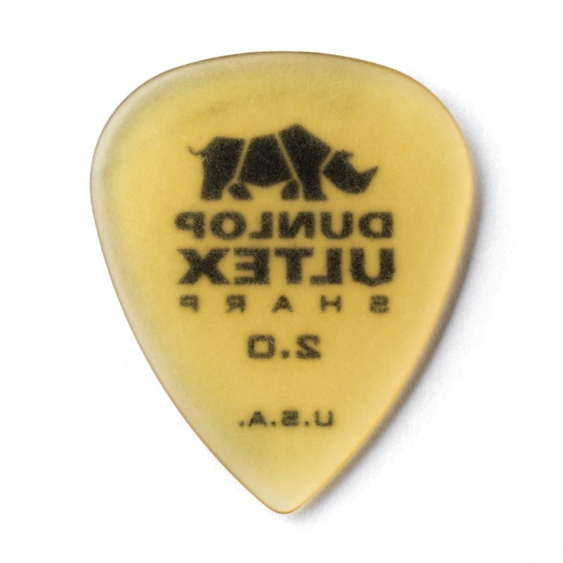 Медіатори Dunlop 433P2.0 Ultex Sharp Player's Pack 2.0 mm (6 шт.)