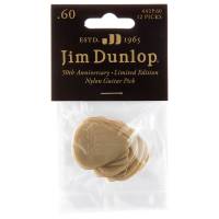 Медіатори Dunlop 442P.60 50th Anniversary Gold Nylon Player's Pack 0.60 mm (12 шт.)