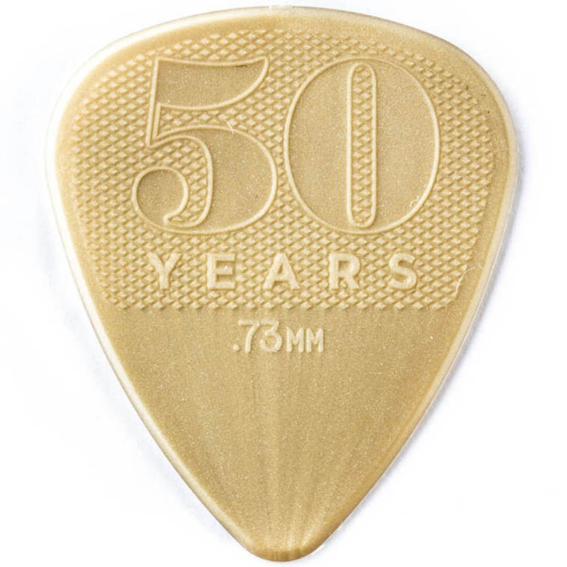 Медіатори Dunlop 442P.73 50th Anniversary Gold Nylon Player's Pack 0.73 mm (12 шт.)