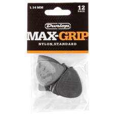 Медиаторы Dunlop 449P1.14 Max-Grip Nylon Standard Player's Pack 1.14 mm (12 шт.)