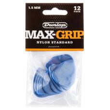 Медиаторы Dunlop 449P1.5 Max-Grip Nylon Standard Player's Pack 1.5 mm (12 шт.)