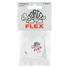 Медиаторы Dunlop 456P.50 Tortex Flex Triangle Player's Pack 0.50 mm (6 шт.)