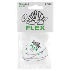 Медиаторы Dunlop 456P.88 Tortex Flex Triangle Player's Pack 0.88 mm (6 шт.)