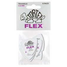 Медиаторы Dunlop 456P1.14 Tortex Flex Triangle Player's Pack 1.14 mm (6 шт.)