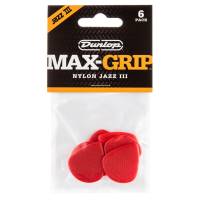 Медіатори Dunlop 471P3N Max-Grip Jazz III Nylon Player's Pack (6 шт.)