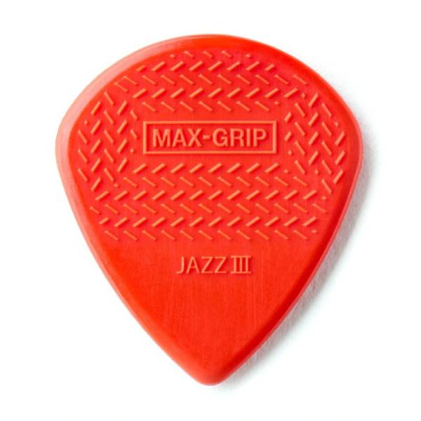 Медіатори Dunlop 471P3N Max-Grip Jazz III Nylon Player's Pack (6 шт.)