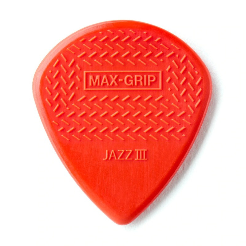 Медіатори Dunlop 471P3N Max-Grip Jazz III Nylon Player's Pack (6 шт.)