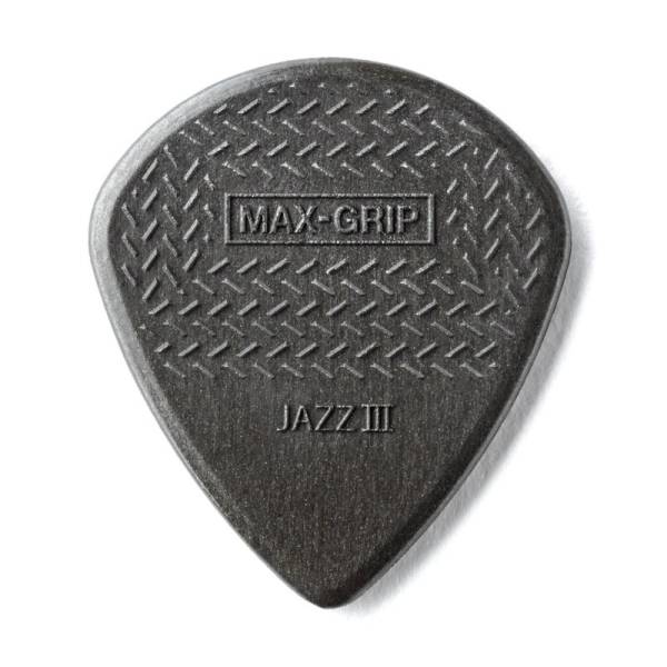 Медиаторы Dunlop 471P3C Max-Grip Jazz III Carbon Fiber Player's Pack (6 шт.)