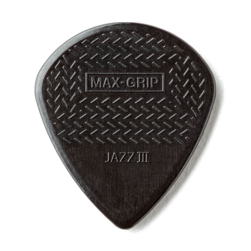 Медіатори Dunlop 471P3S Nylon Jazz III Stiffo Max Grip 3S Player's Pack (6 шт.)