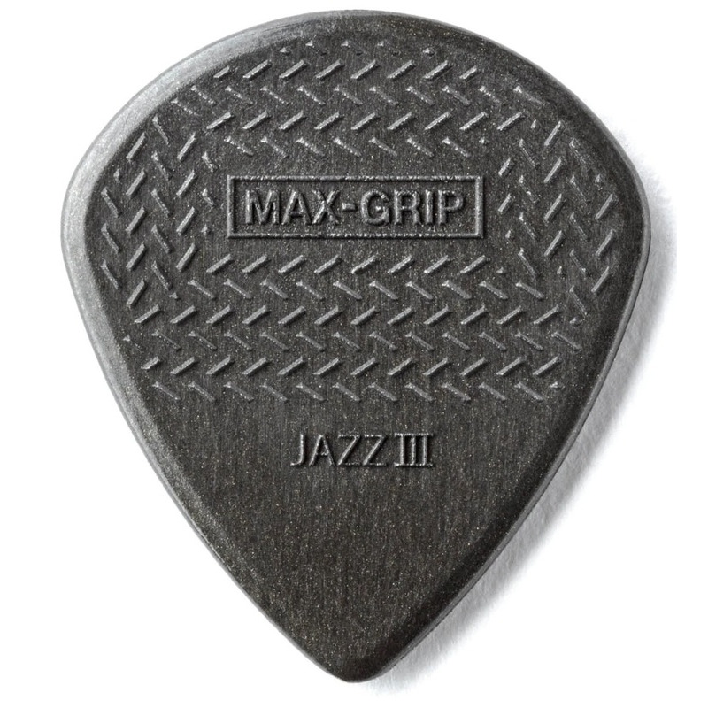 Медиатор Dunlop 471R3C Max-Grip Jazz III Carbon Fiber Guitar Pick  (1 шт.)