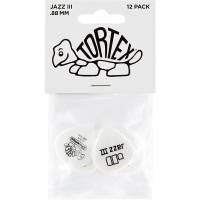 Медіатори Dunlop 478P0.88 Tortex White Jazz III Player's Pack 0.88 mm (12 шт.)