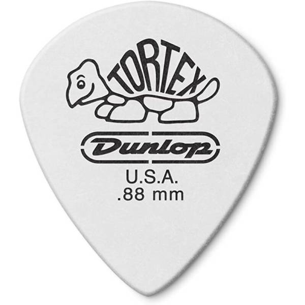 Медіатори Dunlop 478P0.88 Tortex White Jazz III Player's Pack 0.88 mm (12 шт.)
