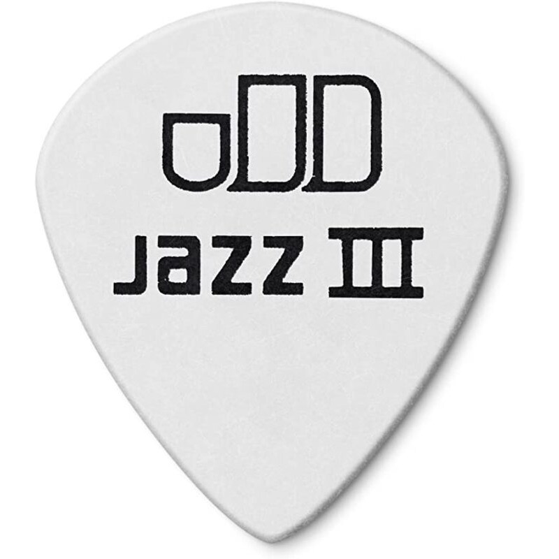 Медіатори Dunlop 478P1.0 Tortex White Jazz III Player's Pack 1.0 mm (12 шт.)