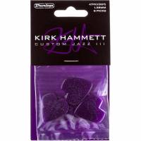 Медиаторы Dunlop 47PKH3NPS Kirk Hammet Gustom Jazz III  Player's Pack 1.38 mm (6 шт.)