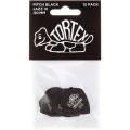 Медиаторы Dunlop 482P0.50 Tortex Pitch Black Jazz III Player's Pack 0.50 mm (12 шт.)