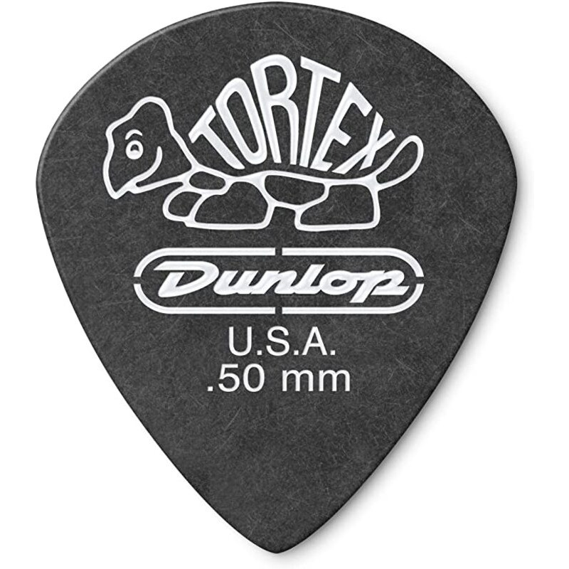 Медиаторы Dunlop 482P0.50 Tortex Pitch Black Jazz III Player's Pack 0.50 mm (12 шт.)