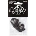Медиаторы Dunlop 482P0.73 Tortex Pitch Black Jazz III Player's Pack 0.73 mm (12 шт.)