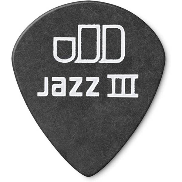 Медиаторы Dunlop 482P0.73 Tortex Pitch Black Jazz III Player's Pack 0.73 mm (12 шт.)