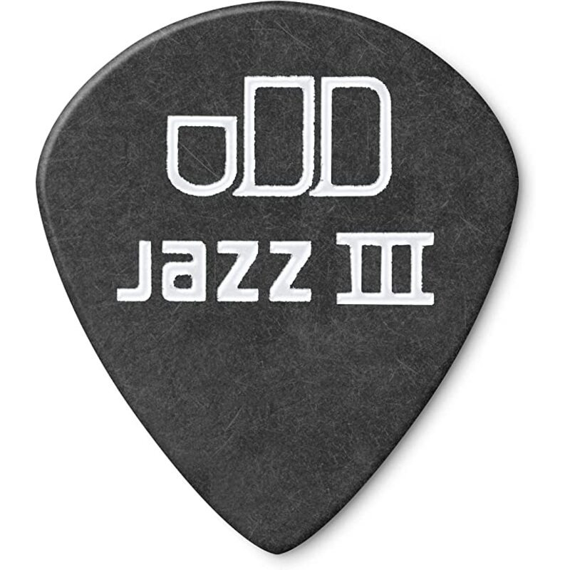 Медіатори Dunlop 482P0.88 Tortex Pitch Black Jazz III Player's Pack 0.88 mm (12 шт.)