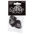 Медиаторы Dunlop 482P1.0 Tortex Pitch Black Jazz III Player's Pack 1.0 mm (12 шт.)