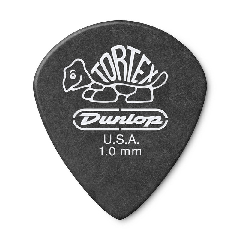 Медиаторы Dunlop 482P1.0 Tortex Pitch Black Jazz III Player's Pack 1.0 mm (12 шт.)
