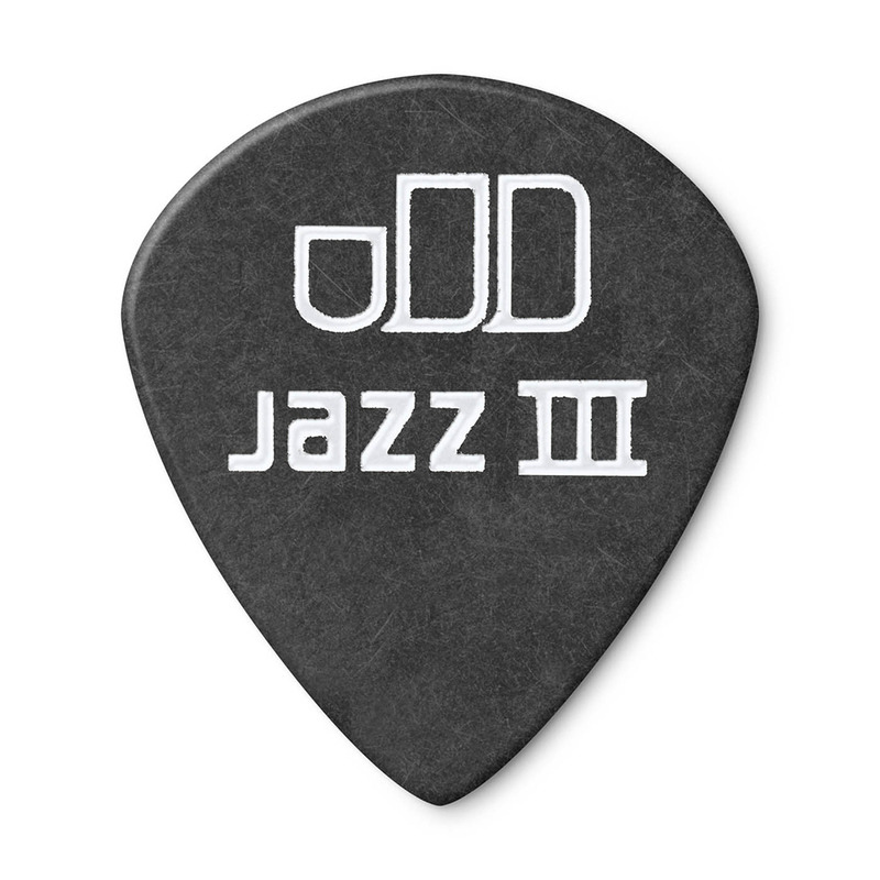 Медиаторы Dunlop 482P1.0 Tortex Pitch Black Jazz III Player's Pack 1.0 mm (12 шт.)