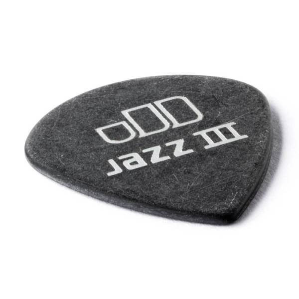Медіатори Dunlop 482P1.0 Tortex Pitch Black Jazz III Player's Pack 1.0 mm (12 шт.)