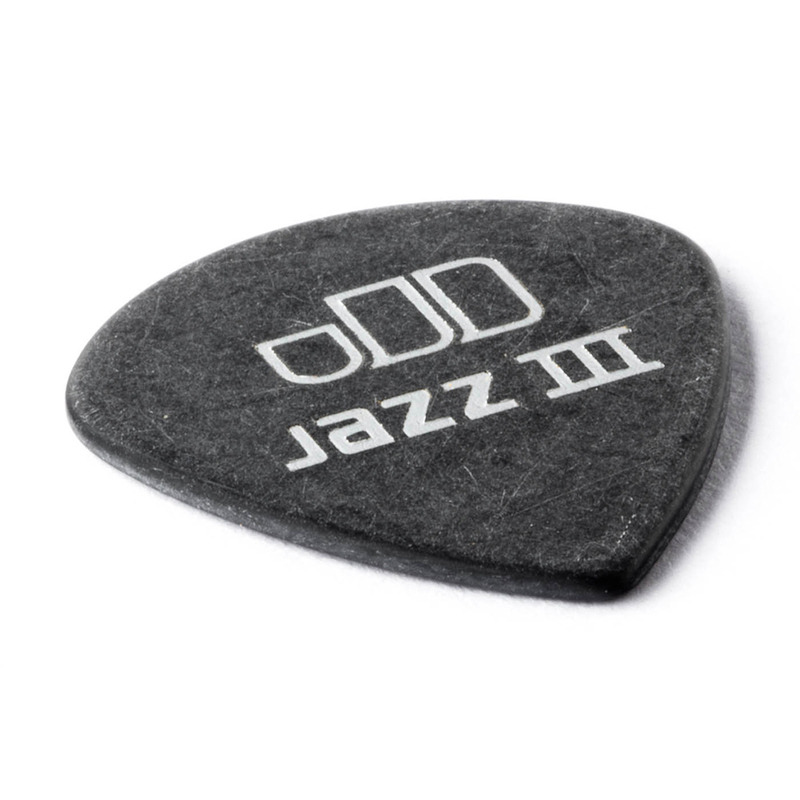Медиаторы Dunlop 482P1.0 Tortex Pitch Black Jazz III Player's Pack 1.0 mm (12 шт.)