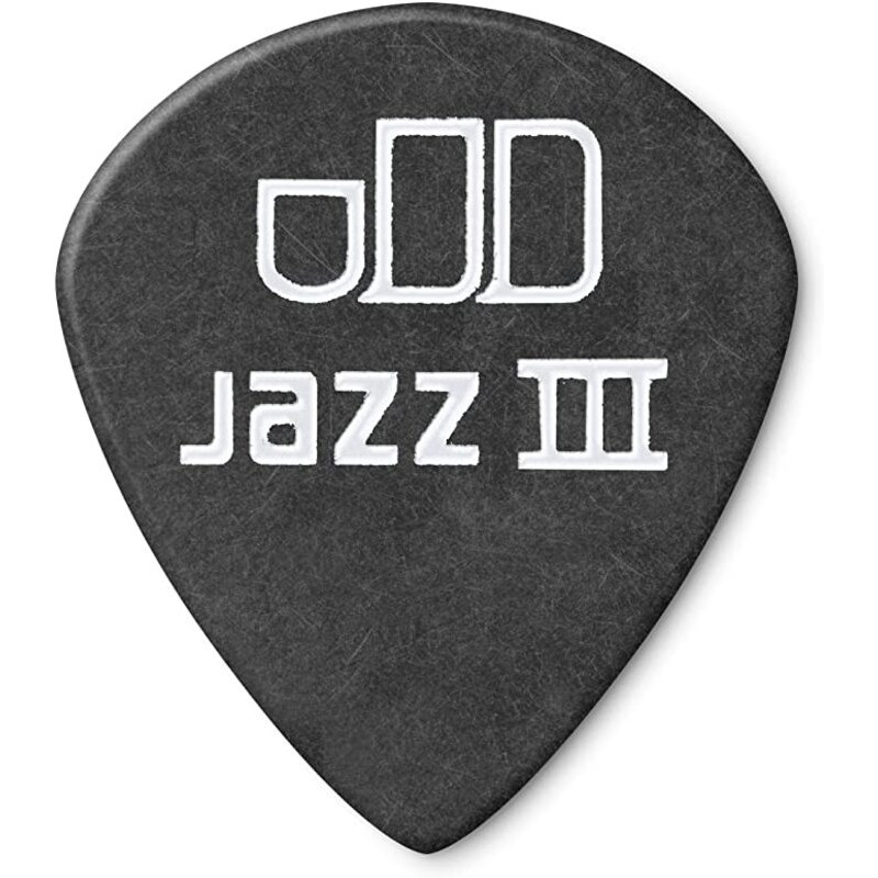 Медіатори Dunlop 482P1.14 Tortex Pitch Black Jazz III Player's Pack 1.14 mm (12 шт.)