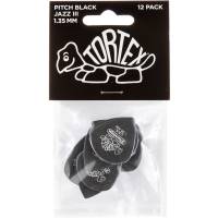 Медиаторы Dunlop 482P1.35 Tortex Pitch Black Jazz III Player's Pack 1.35 mm (12 шт.)