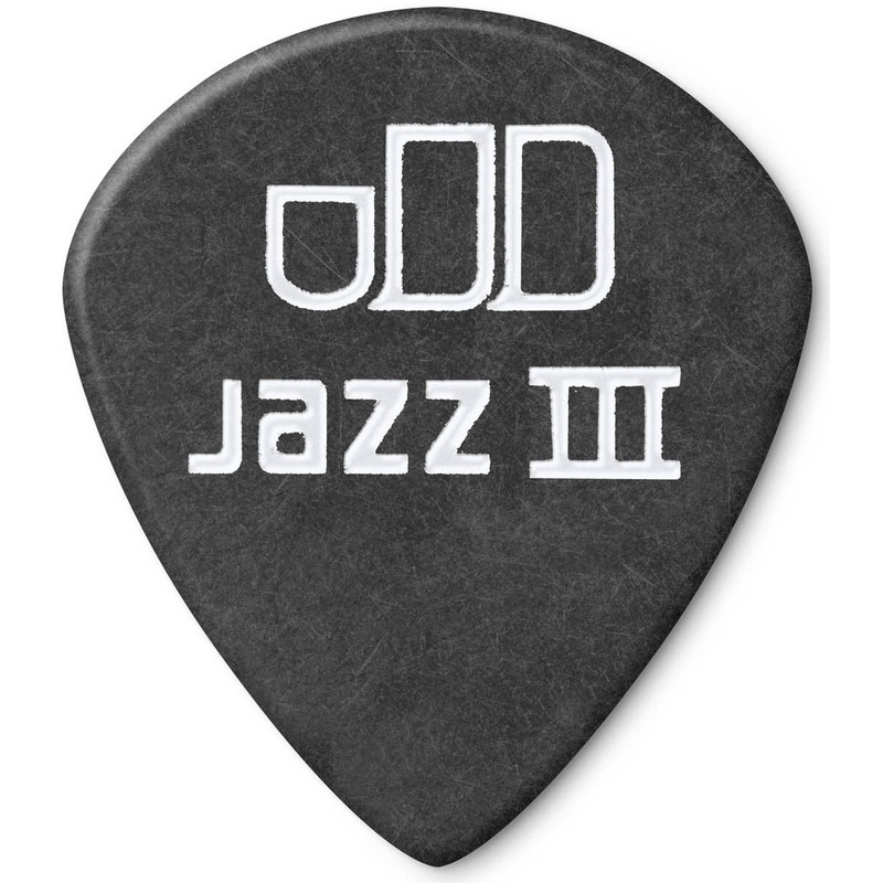 Медиаторы Dunlop 482P1.35 Tortex Pitch Black Jazz III Player's Pack 1.35 mm (12 шт.)