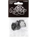 Медиаторы Dunlop 482P1.5 Tortex Pitch Black Jazz III Player's Pack 1.5 mm (12 шт.)