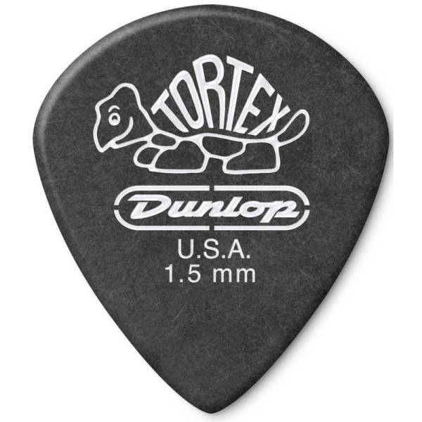 Медіатори Dunlop 482P1.5 Tortex Pitch Black Jazz III Player's Pack 1.5 mm (12 шт.)