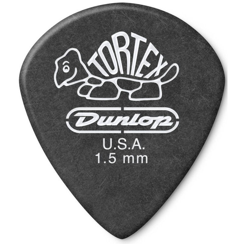 Медиаторы Dunlop 482P1.5 Tortex Pitch Black Jazz III Player's Pack 1.5 mm (12 шт.)