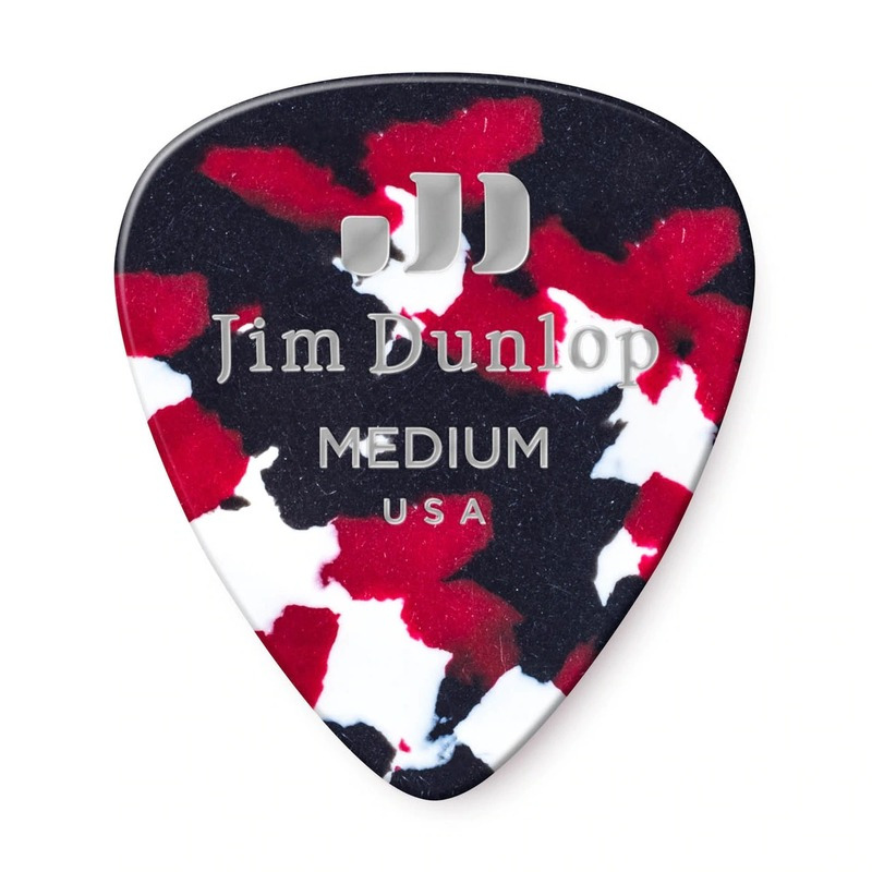 Медиаторы Dunlop 483P06MD Genuine Celluloid Confetti Medium Player's Pack (12 шт.)