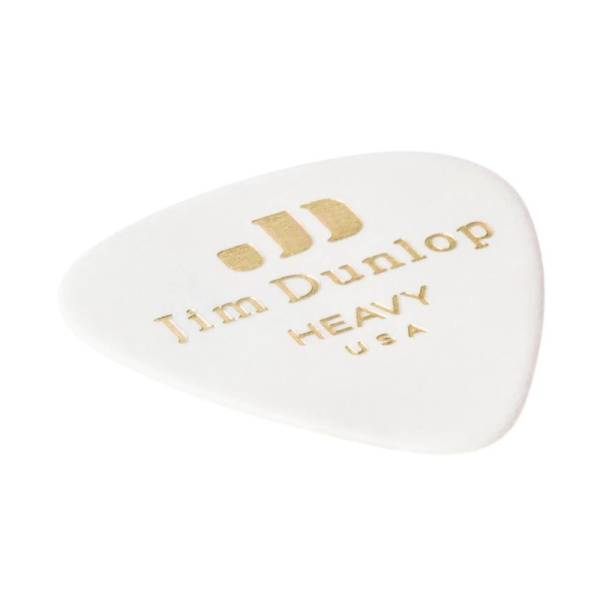 Медиаторы Dunlop 483P01HV Genuine Celluloid Classic White Heavy Player's Pack (12 шт.)