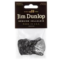 Медіатори Dunlop 483P02HV Celluloid Black Pearloid Heavy Player's Pack (12 шт.)