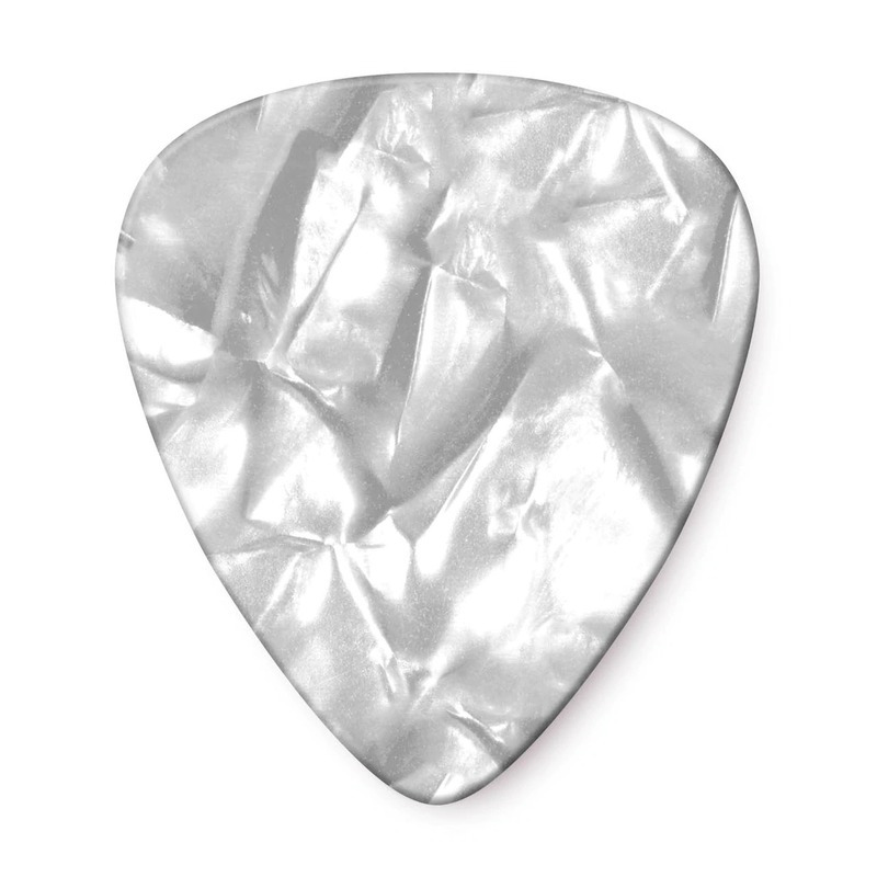 Медиаторы Dunlop 483P04MD Genuine Celluloid White Pearloid Medium Player's Pack (12 шт.)