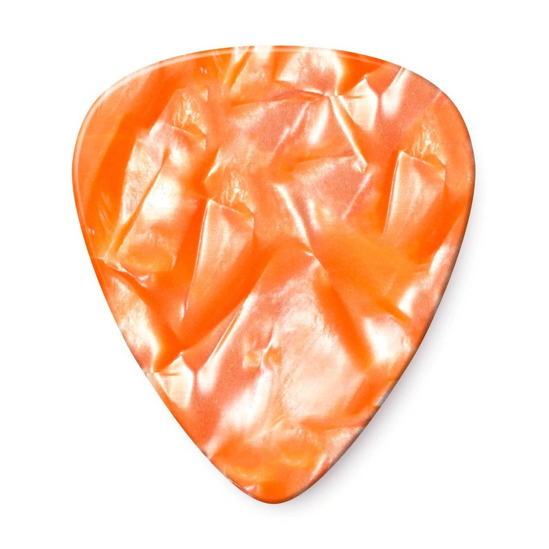 Медіатори Dunlop 483P08MD Genuine Celluloid Orange Pearloid Medium Player's Pack (12 шт.)