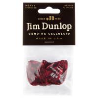Медиаторы Dunlop 483P09HV Genuine Celluloid Classic Red Pearloid Heavy Player's Pack (12 шт.)