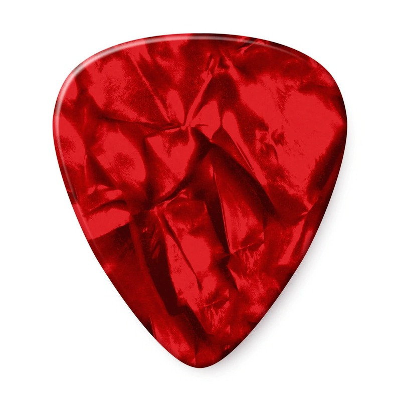 Медіатори Dunlop 483P09HV Genuine Celluloid Classic Red Pearloid Heavy Player's Pack (12 шт.)