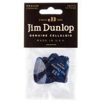 Медіатори Dunlop 483P10MD Genuine Celluloid Classic Blue Pearloid Medium Player's Pack (12 шт.)