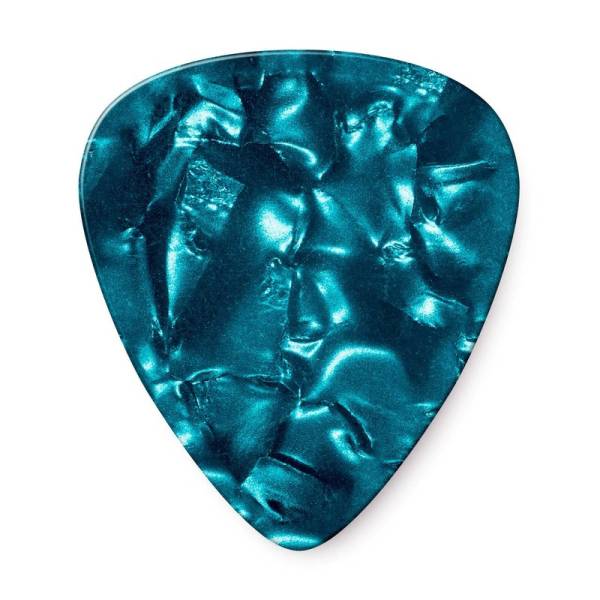 Медіатори Dunlop 483P11TH Genuine Celluloid Turquoise Pearloid Thin Player's Pack (12 шт.)