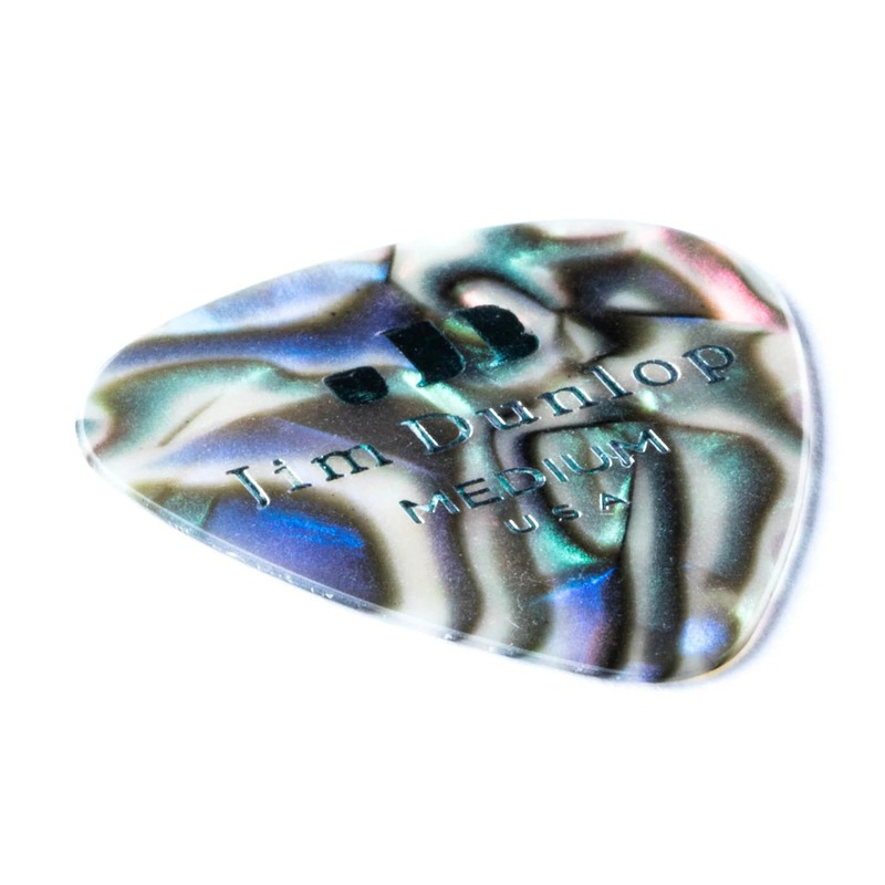 Медиаторы Dunlop 483P14MD Genuine Celluloid Classic Abalone Medium Player's Pack (12 шт.)