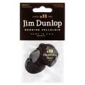 Медиаторы Dunlop 485P03HV Genuine Celluloid Teardrop Black Heavy Player's Pack (12 шт.)