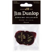 Медіатори Dunlop 485P05TH Genuine Celluloid Teardrop Shell Thin Player's Pack (12 шт.)